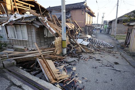 Scenes of loss play out across Japan’s western coastline after quake kills 78, dozens still missing